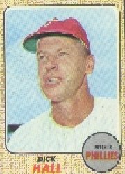 1968 Topps Baseball Cards      017      Dick Hall